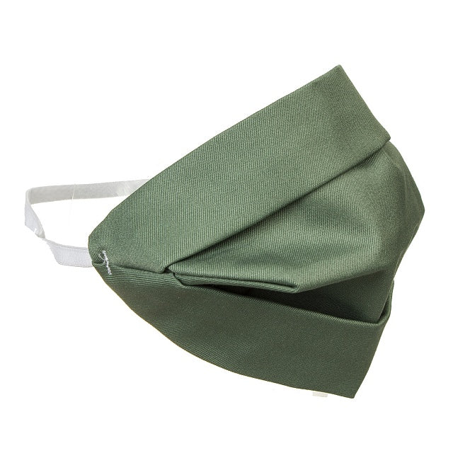 Máscara de adulto, dupla face, máscara de algodão verde