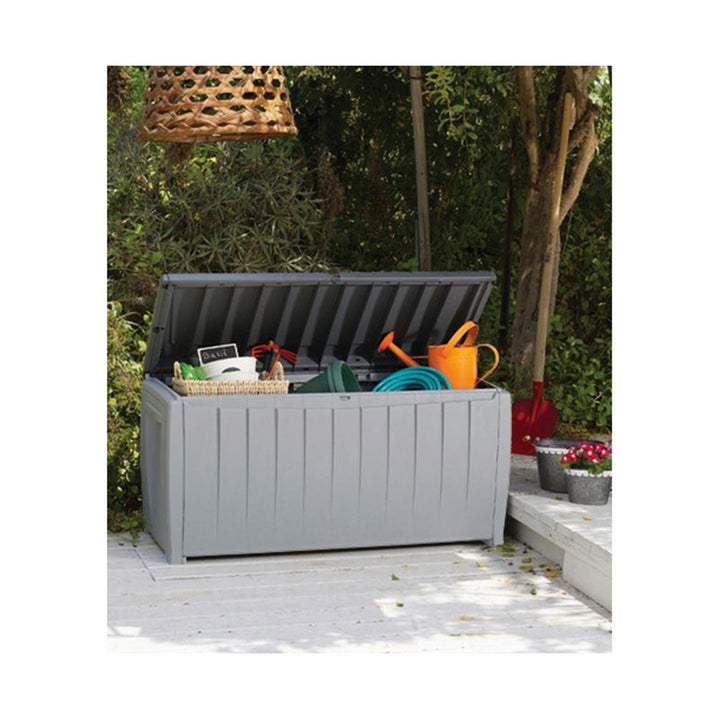 Caja de jardín NOVEL STORAGE BOX 340L Gris y negro