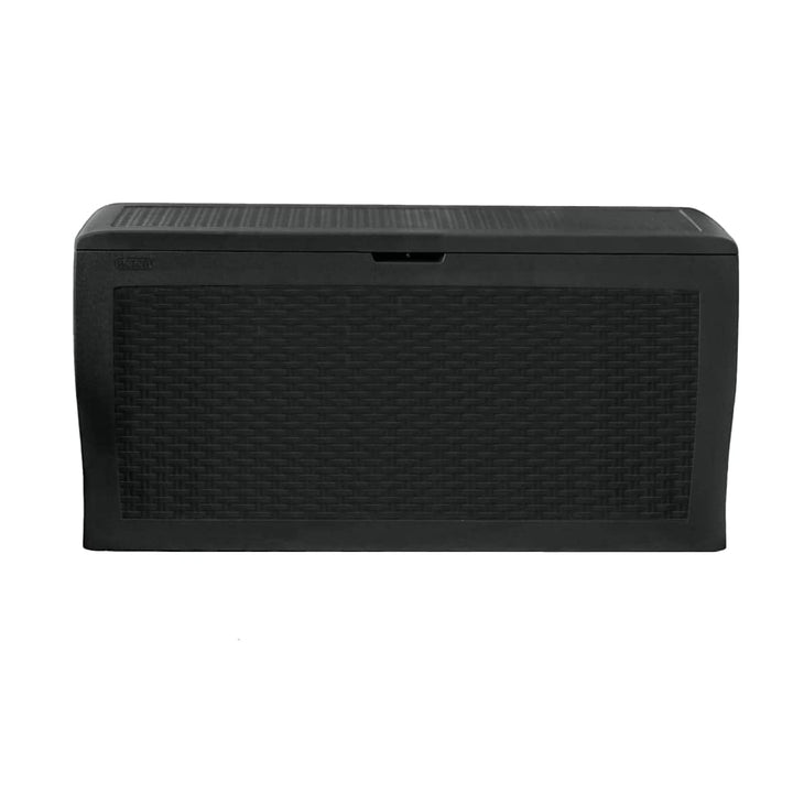 Keter Samoa Caixa de jardim em rattan 270L antracite Keter