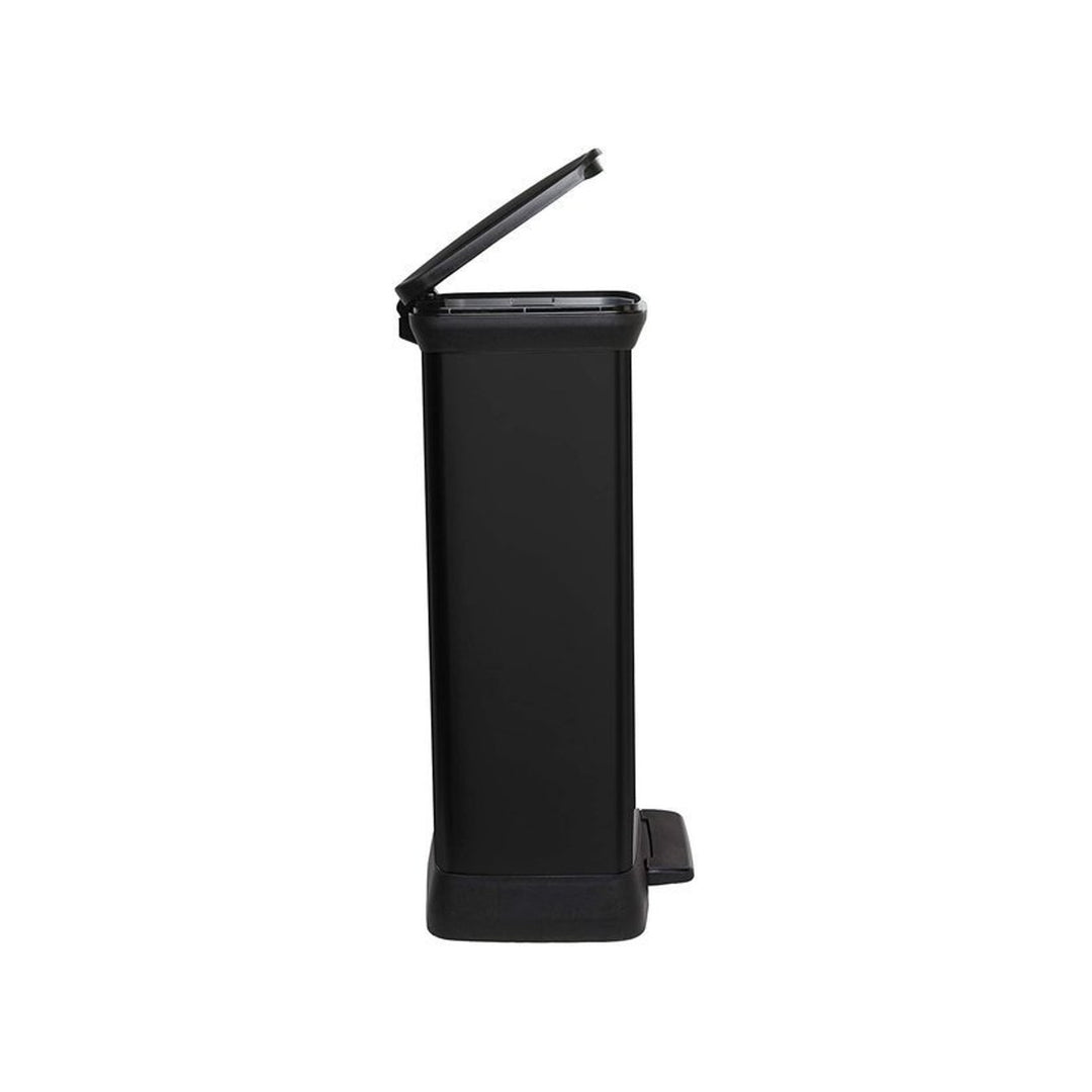 CURVER DECO BIN Lixeira metálica com pedal 50L - preta