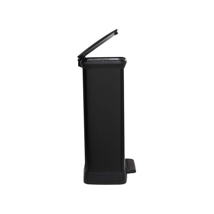 CURVER DECO BIN Lixeira metálica com pedal 50L - preta