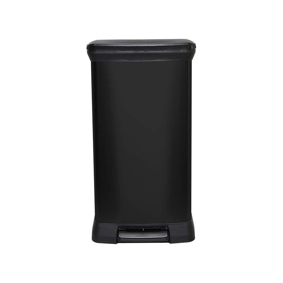 CURVER DECO BIN Lixeira metálica com pedal 50L - preta