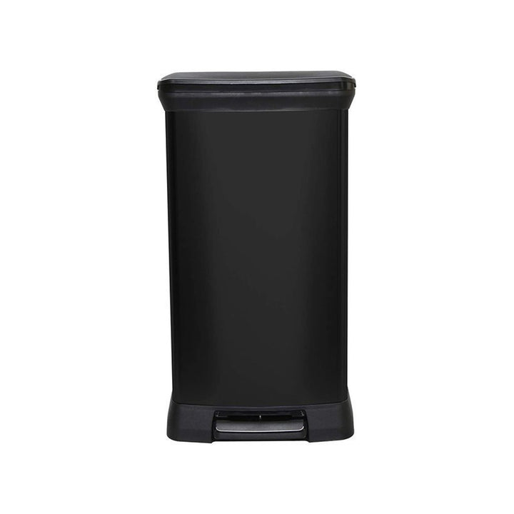 CURVER DECO BIN Lixeira metálica com pedal 50L - preta