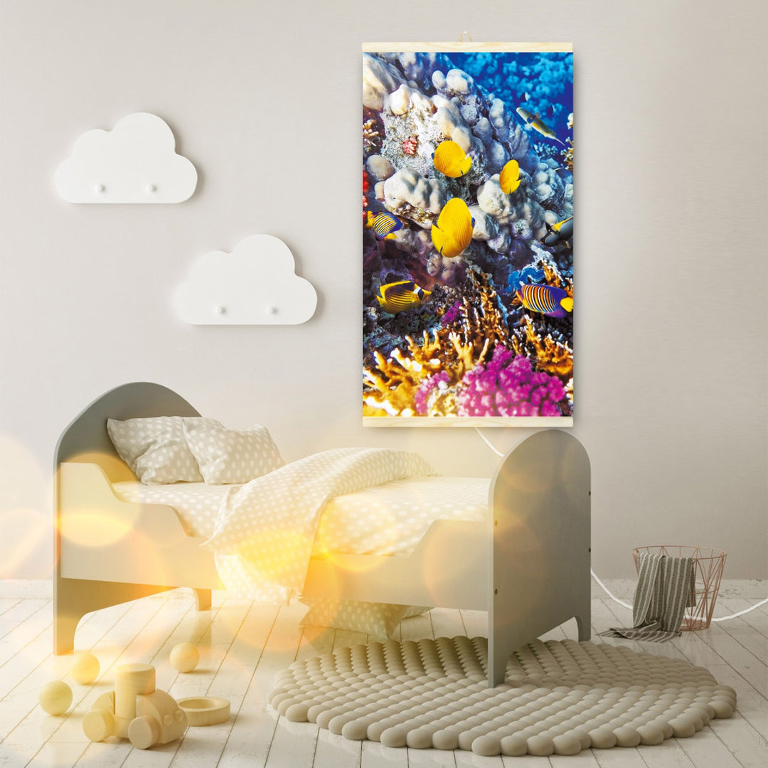 Aquecedor infravermelho - Painel de aquecimento flexível de 430 W com regulador Manhattan padrão TRIO 2, Dimensões 100x57 cm