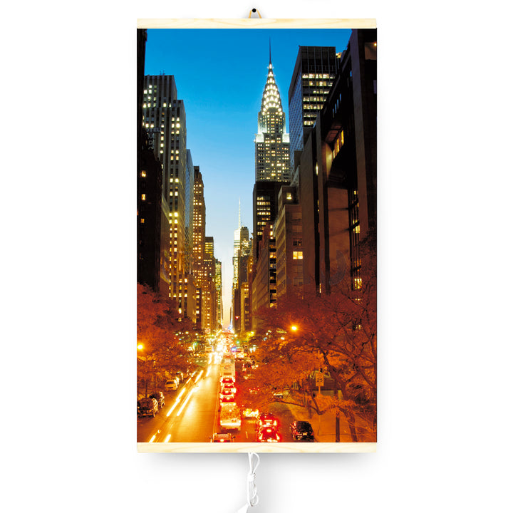 Aquecedor infravermelho - Painel de aquecimento flexível de 430 W com regulador Manhattan padrão TRIO 2, Dimensões 100x57 cm