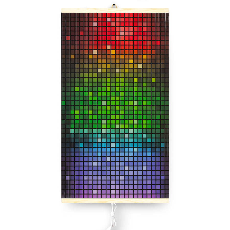Calefactor infrarrojo - Panel calefactor flexible 430W con regulador TRIO Diseño 4 Mosaico, Dimensiones 100x57cm