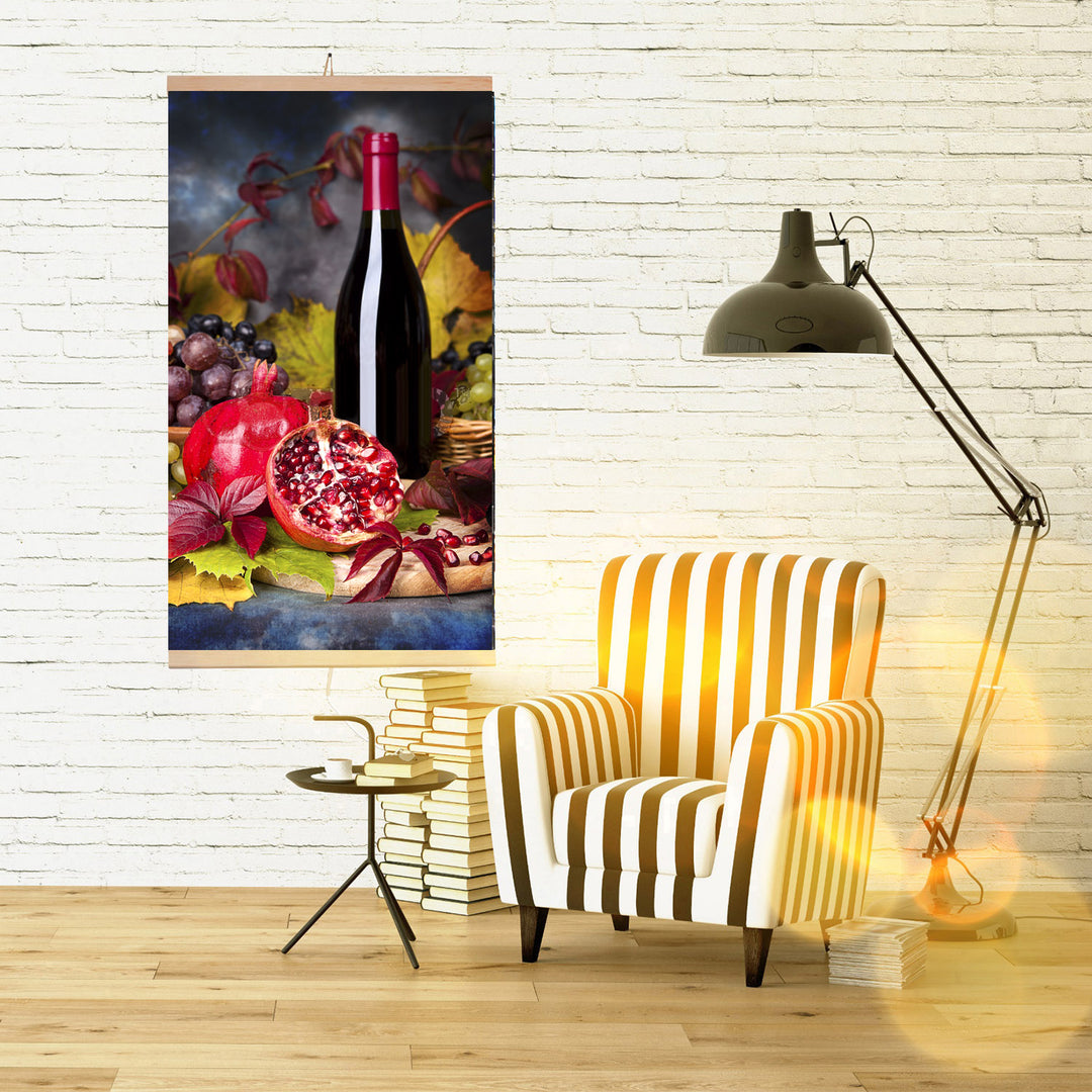 Painel de aquecimento infravermelho flexível 430W com regulador TRIO design 8 vinhos, dimensões 100x57cm