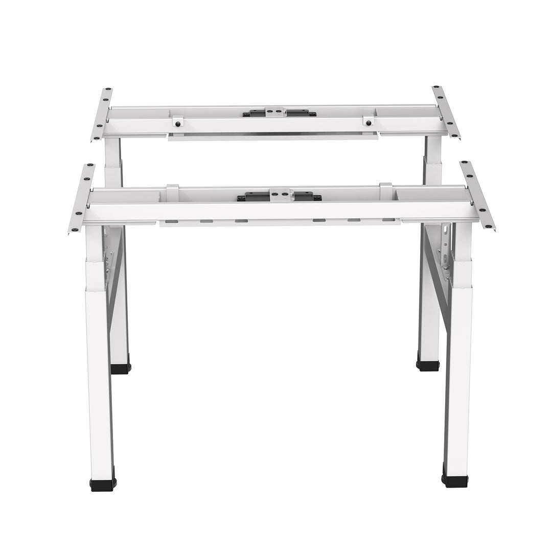 Mesa elétrica Ergo Office com altura dupla regulável, altura máxima 128cm, máximo 125kg x2, sem capa de assento (2 peças), branco, ER-404W