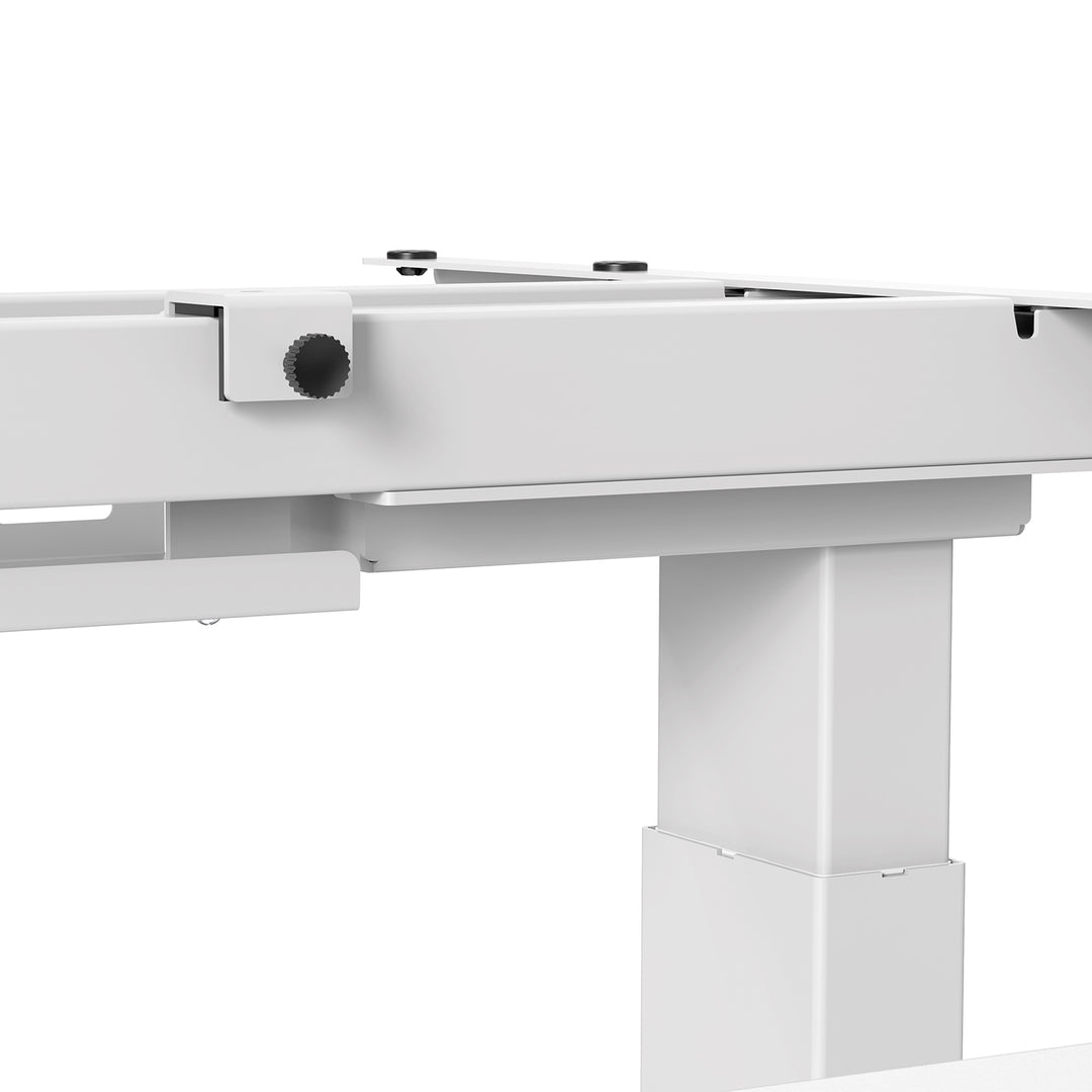 Mesa elétrica Ergo Office com altura dupla regulável, altura máxima 128cm, máximo 125kg x2, sem capa de assento (2 peças), branco, ER-404W