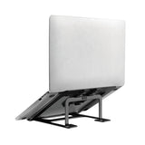 Ergo Office ER-416 B Suporte dobrável para laptop de alumínio ERGOOFFICE.EU, preto, adequado para laptops de 11 a 15 '', ER-416 B