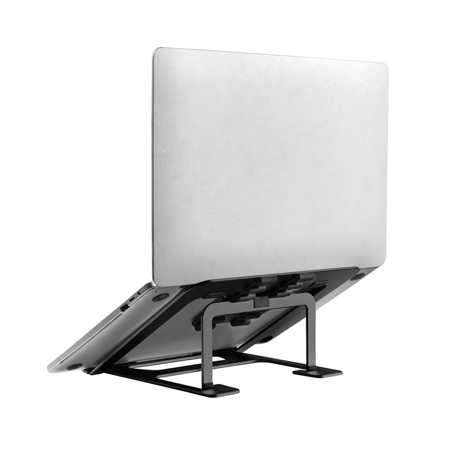 Ergo Office ER-416 B Suporte dobrável para laptop de alumínio ERGOOFFICE.EU, preto, adequado para laptops de 11 a 15 '', ER-416 B