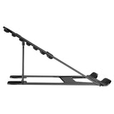 Ergo Office ER-416 B Suporte dobrável para laptop de alumínio ERGOOFFICE.EU, preto, adequado para laptops de 11 a 15 '', ER-416 B