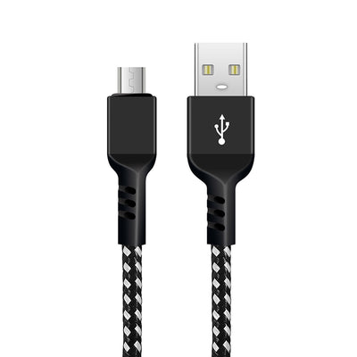 Cable USB a MicroUSB, cable de carga 1m, carga rápida, cable de datos 5V / 2.4A, cable de carga rápida, cable de conexión trenzado de nailon de alta velocidad, transmisión de datos (MicroUSB)