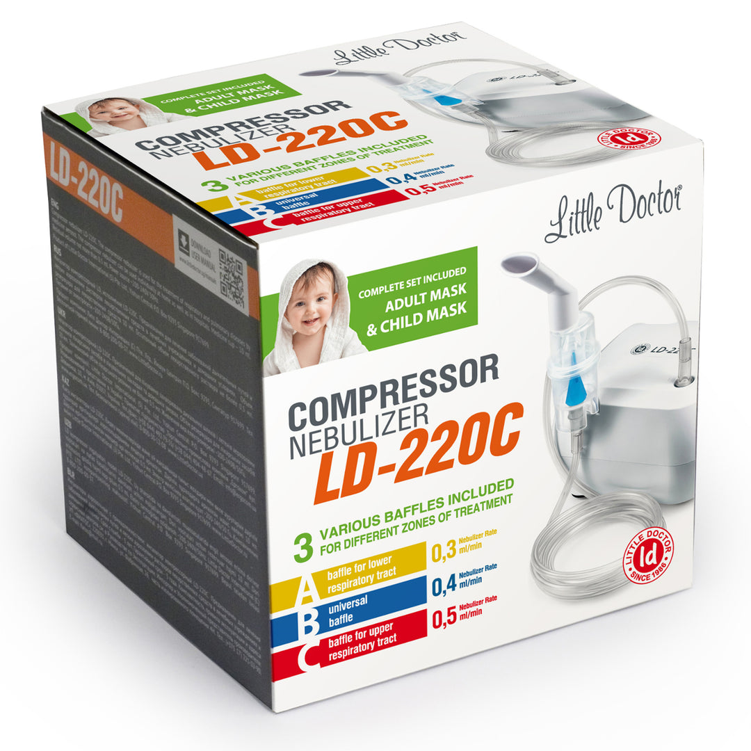 Inhalador de pistón 10 ml 20 min. Little Doctor LD-220C