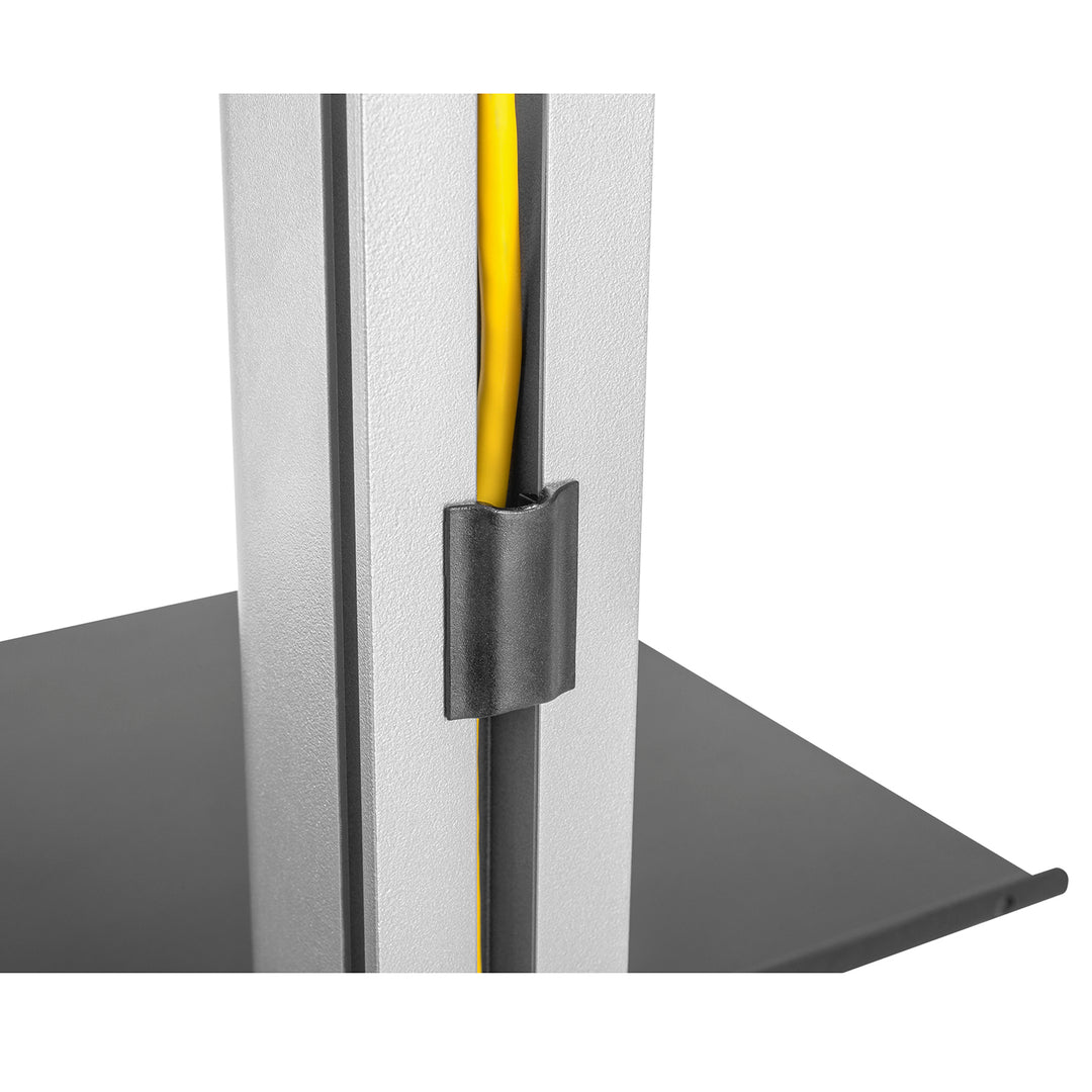 Soporte para TV telescópico, techo y suelo con estante Maclean MC-791N 37 " - 70 ", máx. 30 kg