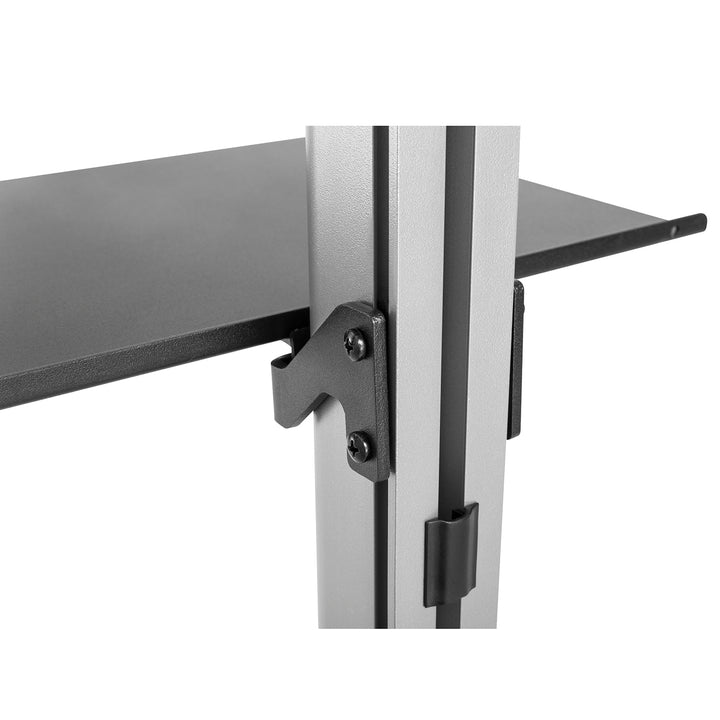 Soporte para TV telescópico, techo y suelo con estante Maclean MC-791N 37 " - 70 ", máx. 30 kg