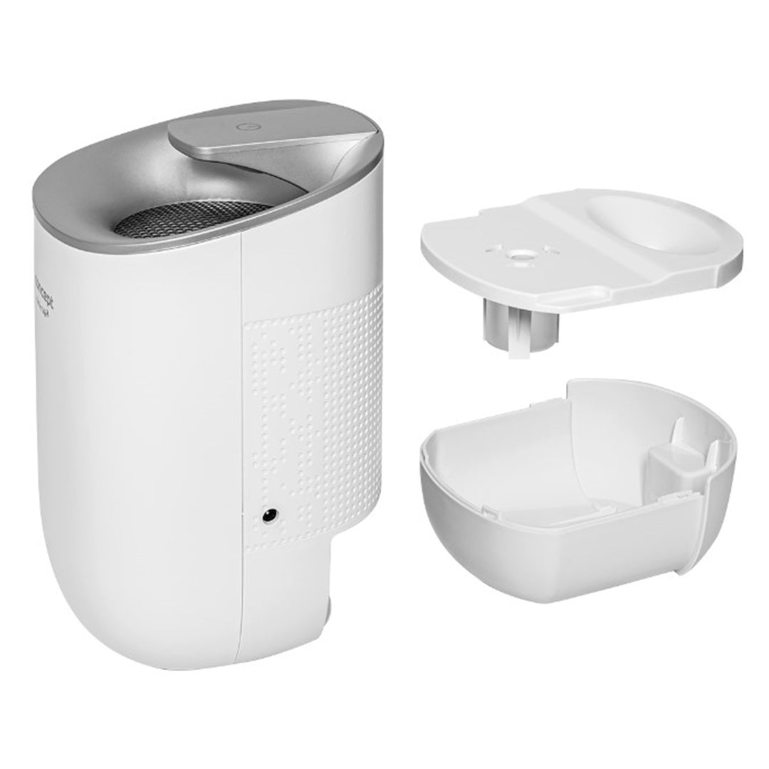 Desumidificador, desumidificador elétrico, 600 ml, desumidificador de ambiente para divisões até 15 m2, 300 ml/dia (branco) Perfect Air OV1100