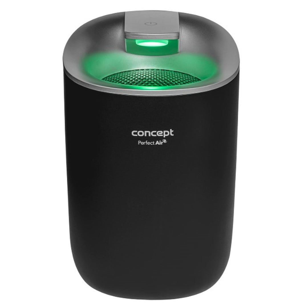 Desumidificador Perfect Air OV1110 desumidificador elétrico 600 ml desumidificador de ambiente para salas de até 15 m2 300 ml / dia (preto)