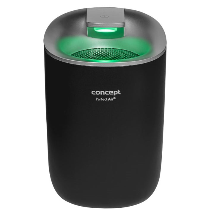 Desumidificador Perfect Air OV1110 desumidificador elétrico 600 ml desumidificador de ambiente para salas de até 15 m2 300 ml / dia (preto)