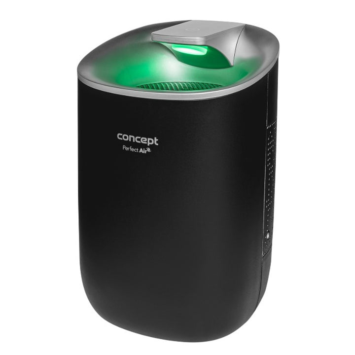 Desumidificador Perfect Air OV1110 desumidificador elétrico 600 ml desumidificador de ambiente para salas de até 15 m2 300 ml / dia (preto)