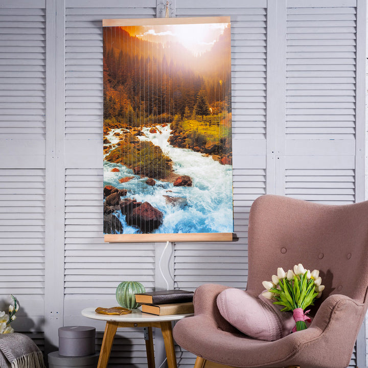 Aquecedor infravermelho - painel de aquecimento flexível 430W com regulador TRIO, padrão 10 rio, dimensões 100x57cm