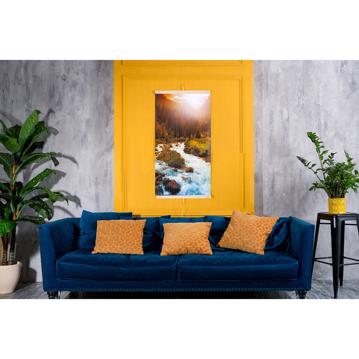 Aquecedor infravermelho - painel de aquecimento flexível 430W com regulador TRIO, padrão 10 rio, dimensões 100x57cm