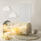 Calefactor infrarrojo - panel calefactor flexible 430W con regulador, diseño TRIO 14 transparente, dimensiones 100x57cm