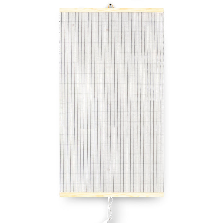Calefactor infrarrojo - panel calefactor flexible 430W con regulador, diseño TRIO 14 transparente, dimensiones 100x57cm