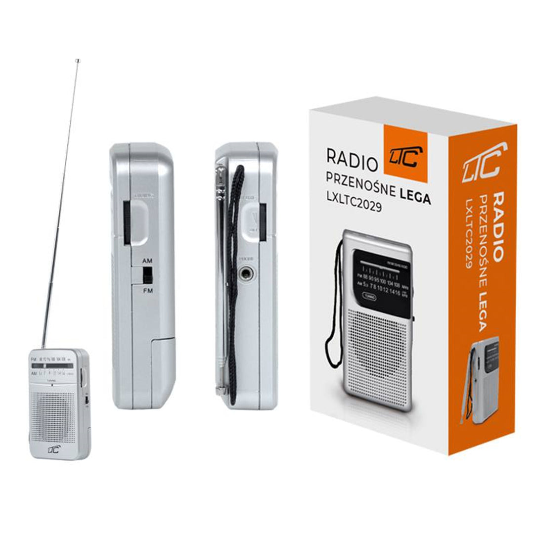 Radio portátil LTC Retro Lega con antena telescópica
