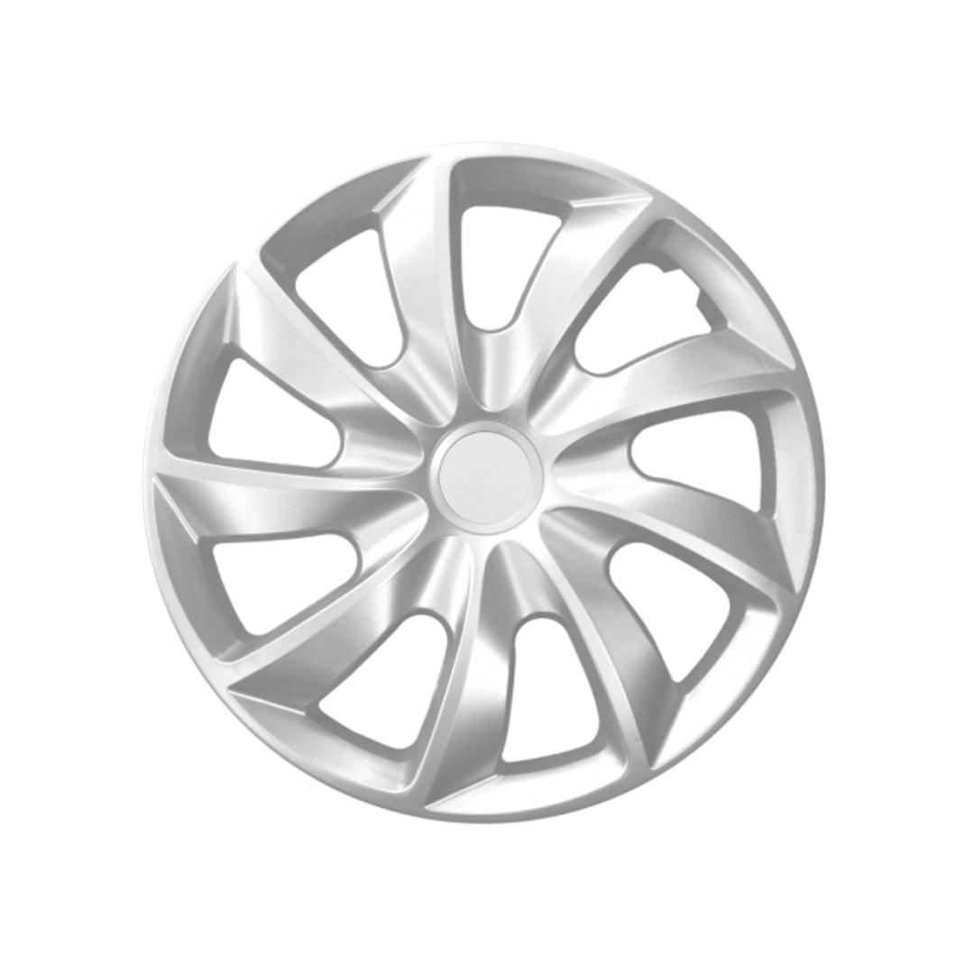 Calotas NRM QUAD SILVER 16", cor prata - 4 peças