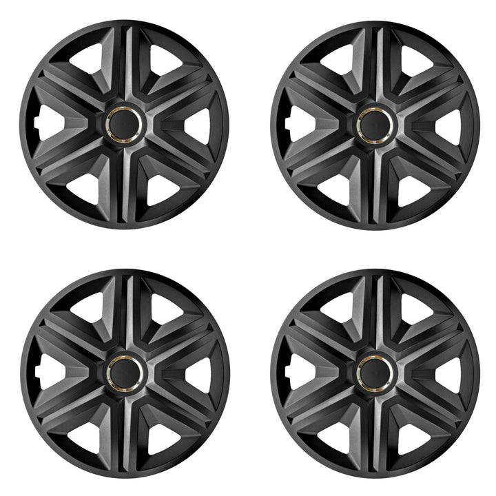 Tampões de roda 16" NRM FAST GRAPHITE PAINTED 4 peças - cor grafite