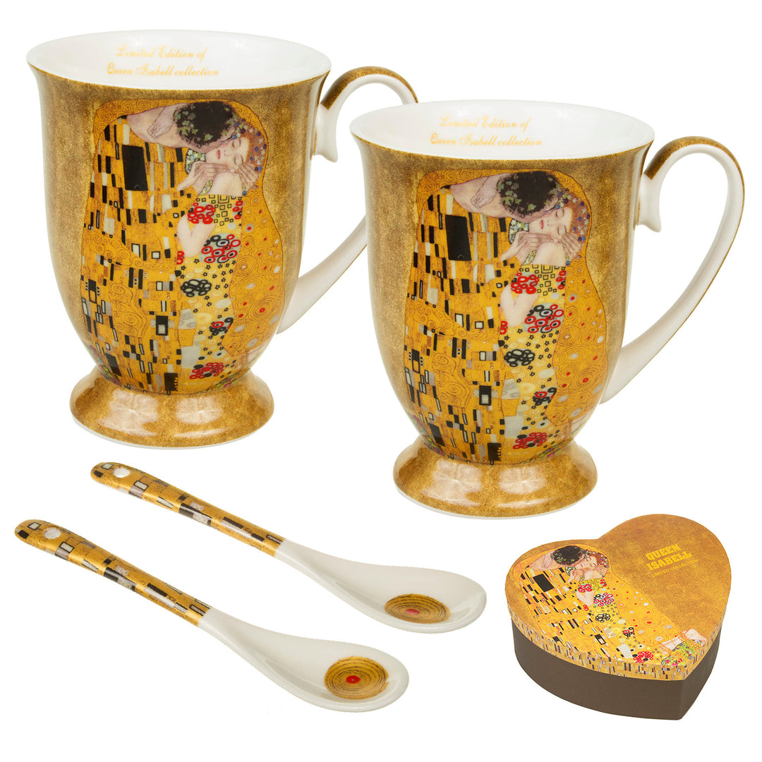Conjunto de canecas de café para oferta de casamento