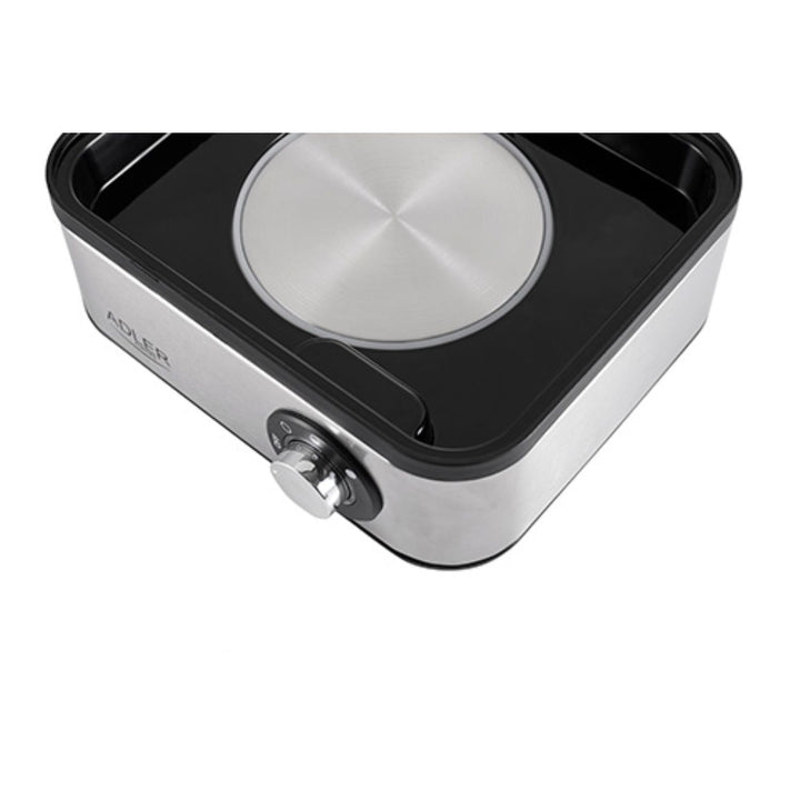Fogão elétrico para ovos para 8 ovos, aço inoxidável, configuração de cozimento 500W Adler AD4486