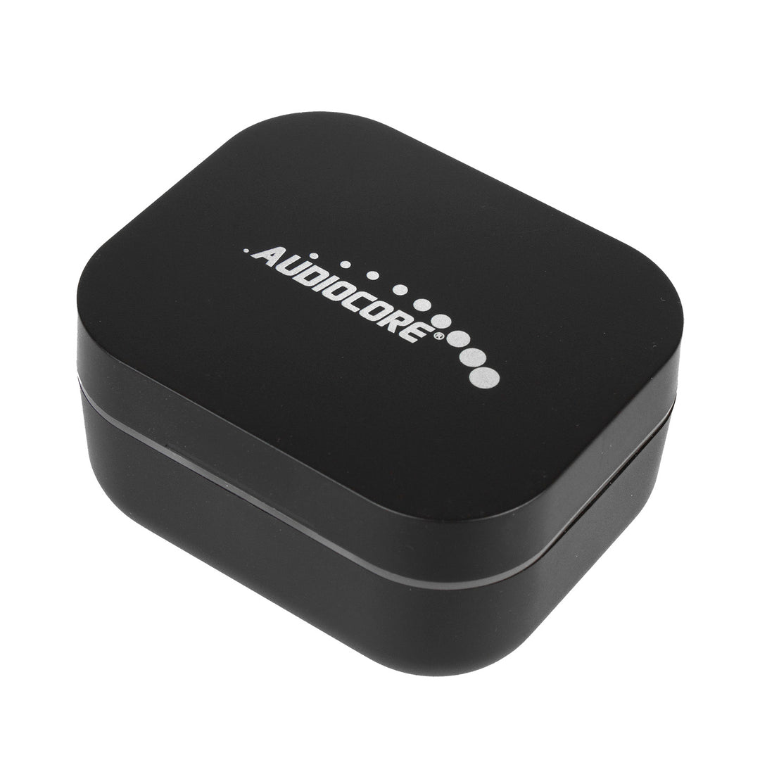 Fones de ouvido intra-auriculares TWS Bluetooth com estação de carregamento e microfone integrado, tecnologia Touch, fones de ouvido sem fio, caixa de carregamento, True Wireless Stereo BT5.1 com tela, preto