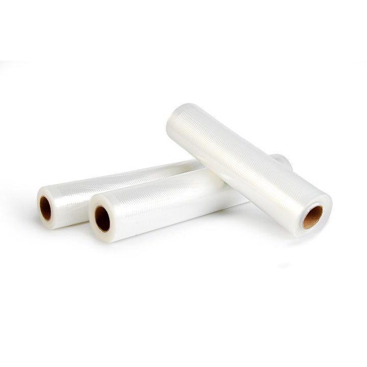 Conjunto universal de filmes Camry para seladoras a vácuo (2 rolos 28x300cm + 3 rolos 20x300cm)