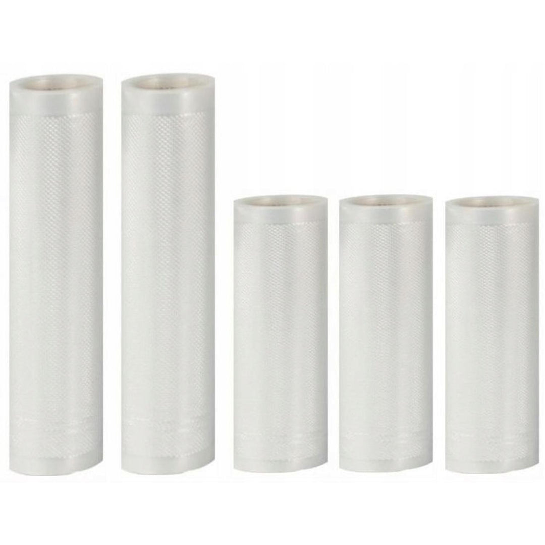 Conjunto universal de filmes Camry para seladoras a vácuo (2 rolos 28x300cm + 3 rolos 20x300cm)