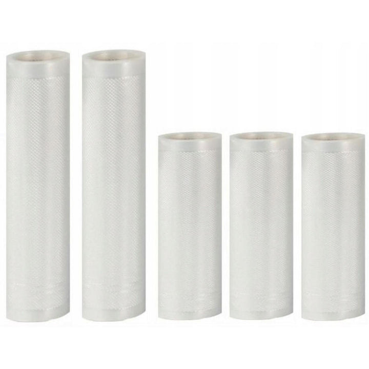 Conjunto universal de filmes Camry para seladoras a vácuo (2 rolos 28x300cm + 3 rolos 20x300cm)