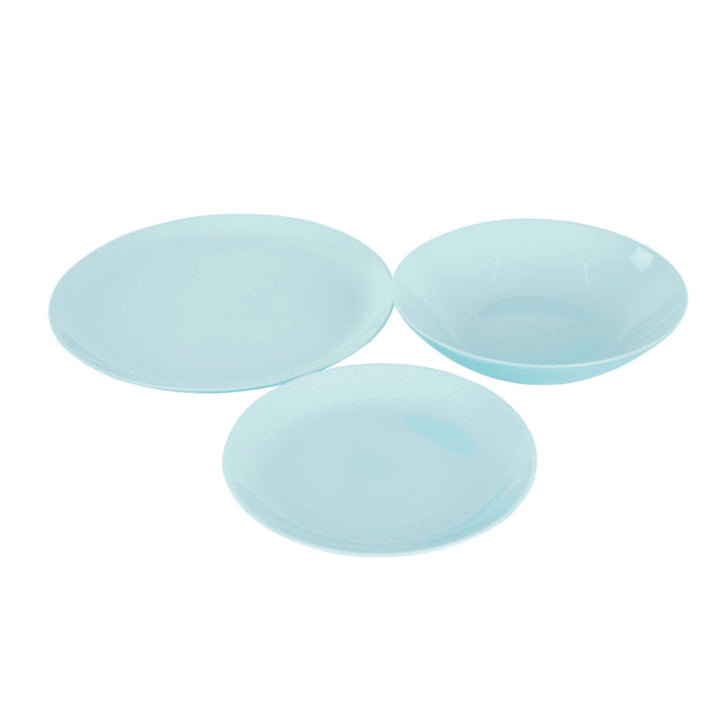 Conjunto de louças Diwali Light Turquesa de 19 peças da Luminarc