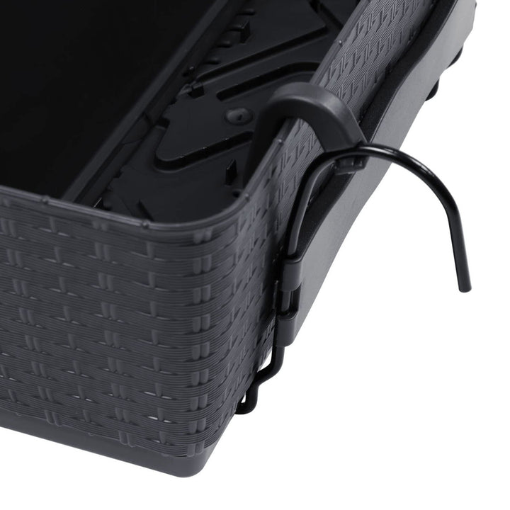 Pote de rattan com ganchos Ratolla DRL500PW antracite