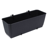 Pote de rattan com ganchos Ratolla DRL500PW antracite