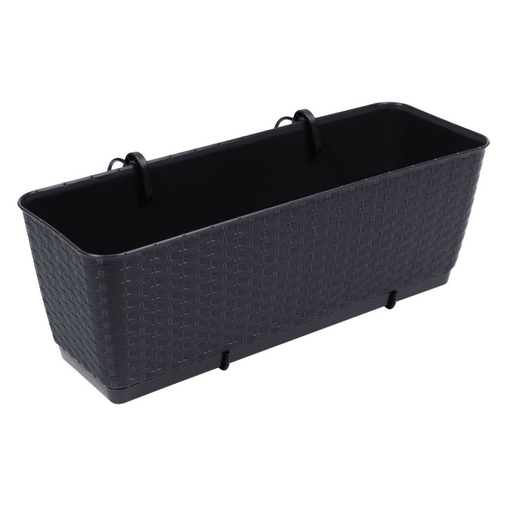 Pote de rattan com ganchos Ratolla DRL500PW antracite