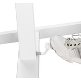 Mesa para laptop ajustável em altura com rodas e gaveta ajustável em altura até um máximo de 113 cm e um máximo de 8 kg (branco)