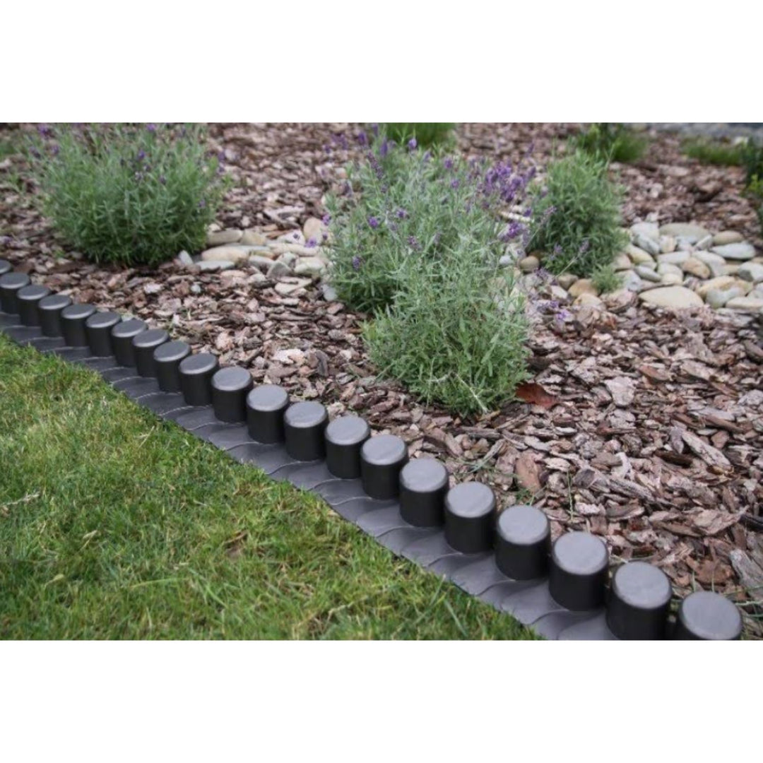 Valla de jardín ribete de césped 4.05m marrón Prosperplast IPAL7