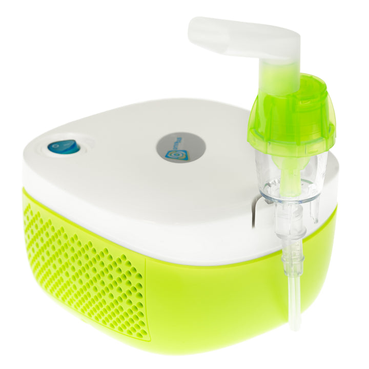 Juego de inhalador eléctrico para niños y adultos, nebulizador, máscara perfilada de inhalación para adultos y niños Omnibus Nubi BR-CN195