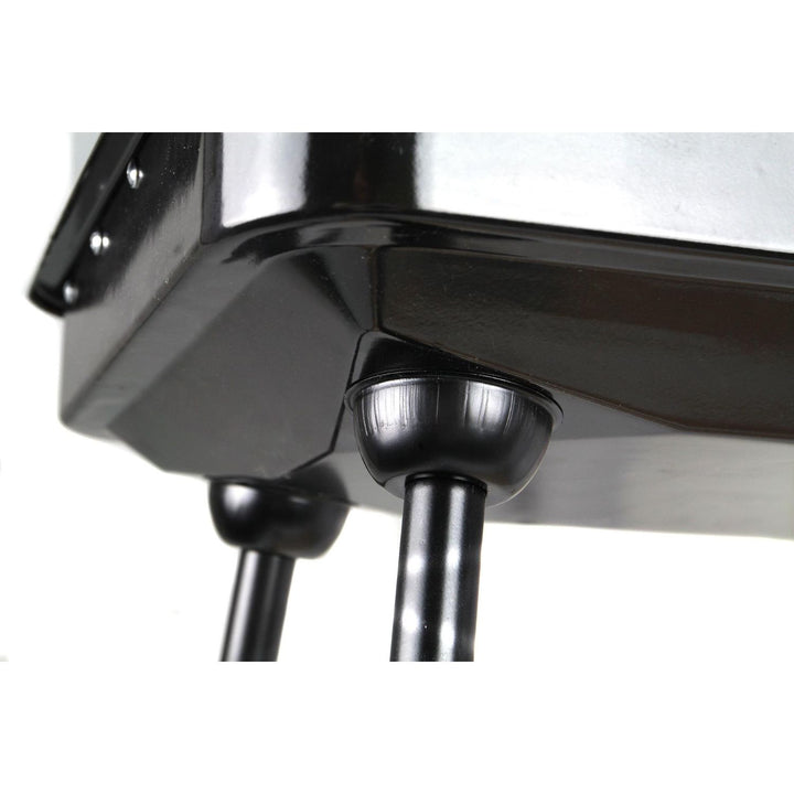 Churrasqueira a carvão com lateral 58x38cm, carrinho retangular Master Grill MG905