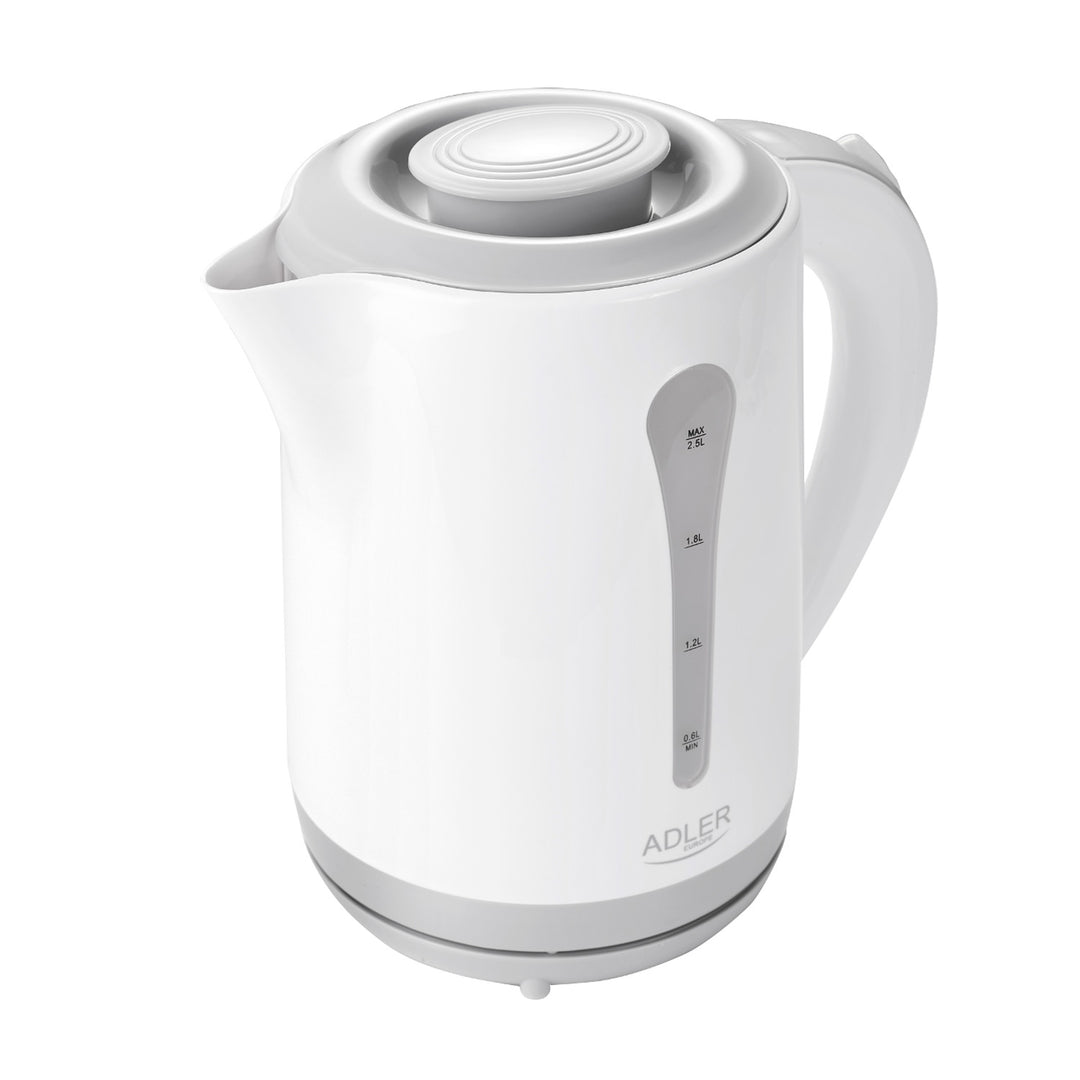 Chaleira elétrica grande XXL 2,5L Adler AD 1244 potência 2200W