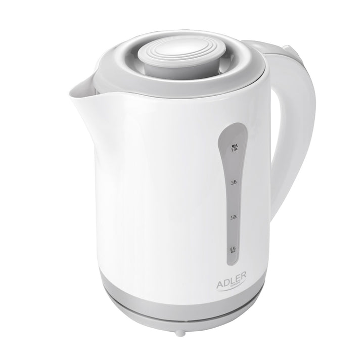 Chaleira elétrica grande XXL 2,5L Adler AD 1244 potência 2200W