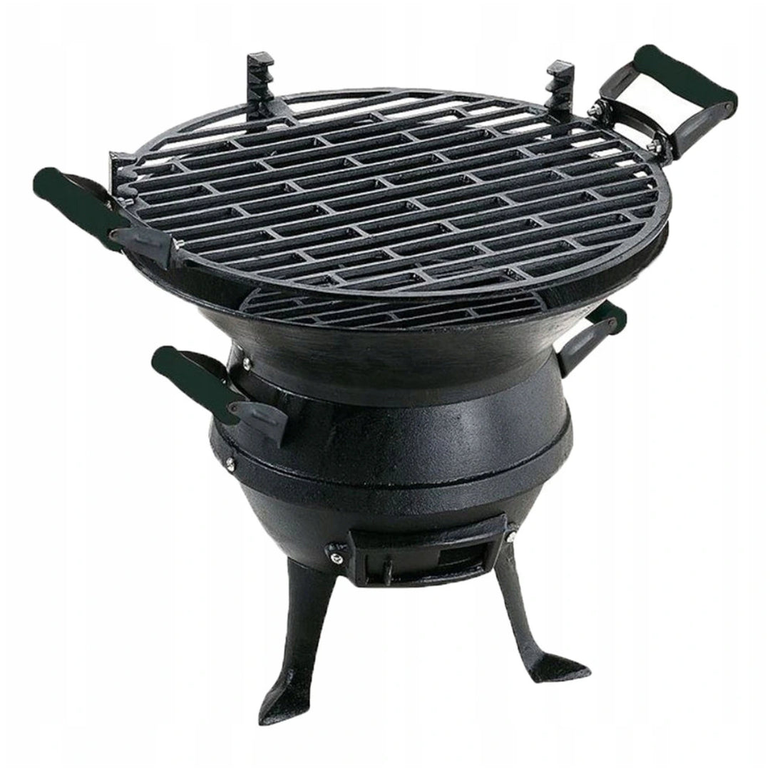 Churrasqueira em ferro fundido com diâmetro de 35,5cm Master Grill Party MG630