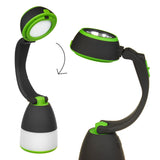 Lámpara LED 3en1, camping, lámpara de escritorio, linterna, 1W, 60-200lm, blanco frío 6000K, fuente de alimentación 3xAA 1.5V, Maclean MCE294
