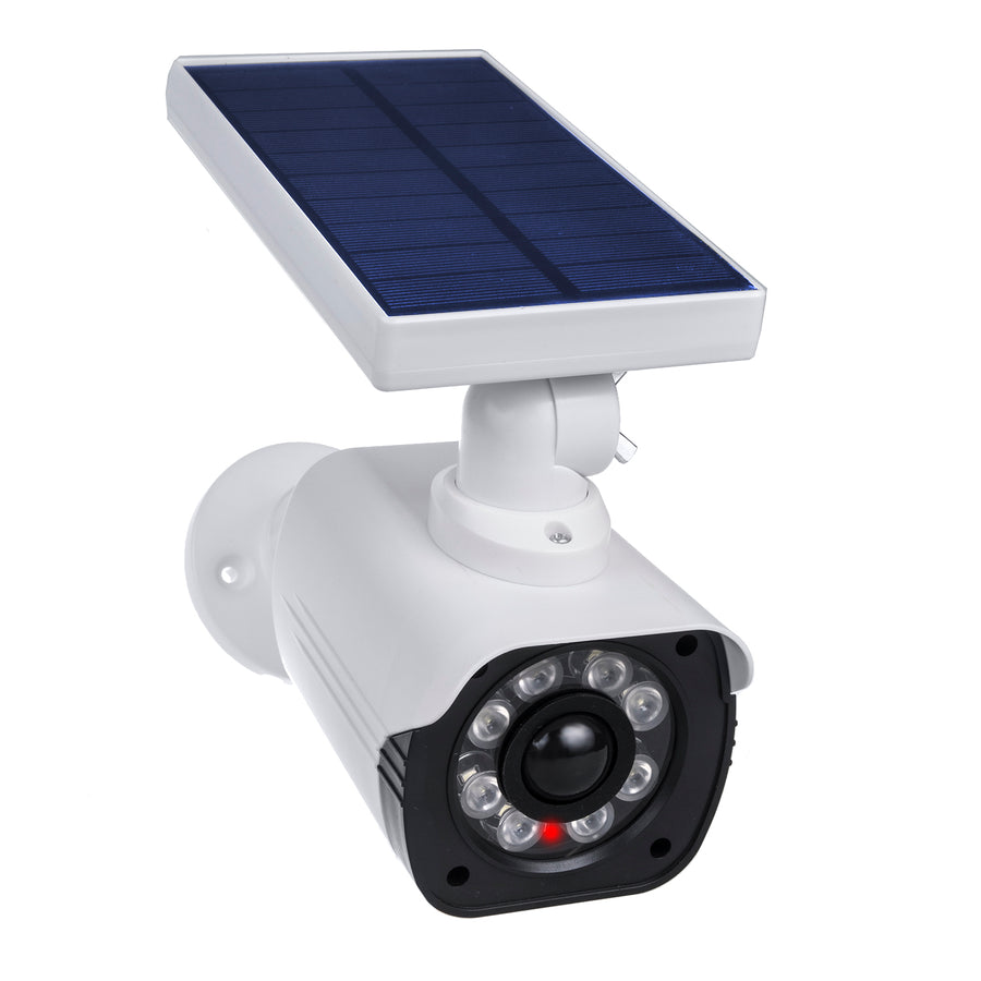 Cámara solar falsa, LED intermitente, sensor de movimiento, iluminación LED, pegatina gratuita, SOL1800S